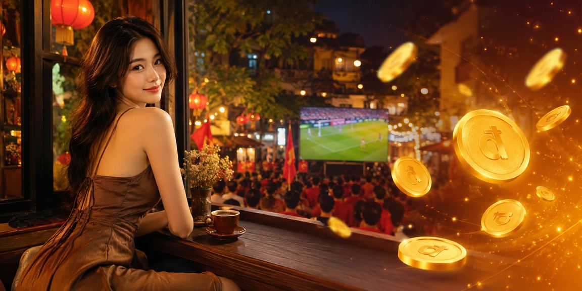 Không khí giải trí trực tuyến tại Hà Nội – người dùng truy cập sxtt bên cốc cà phê buổi tối