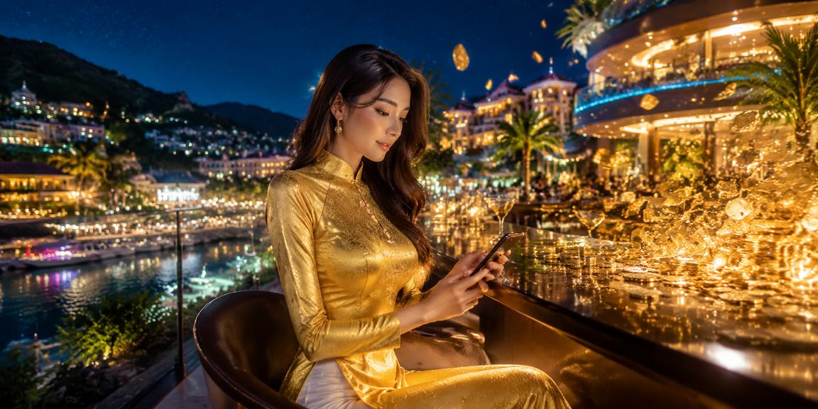 Người dùng tại Sapa truy cập trò chơi mới trên sxtt qua điện thoại di động